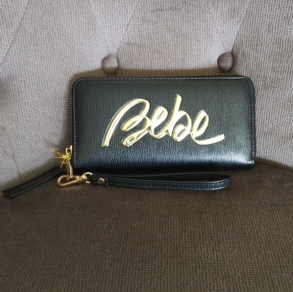 bebe Gianna Black🖤 Wristlet Wallet - NWT - Picture 11 of 15